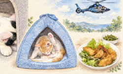 Featured image of post 【09月14日の写真日記】丸くなるサスケとニトリのペットドームとPixelのAIズーム