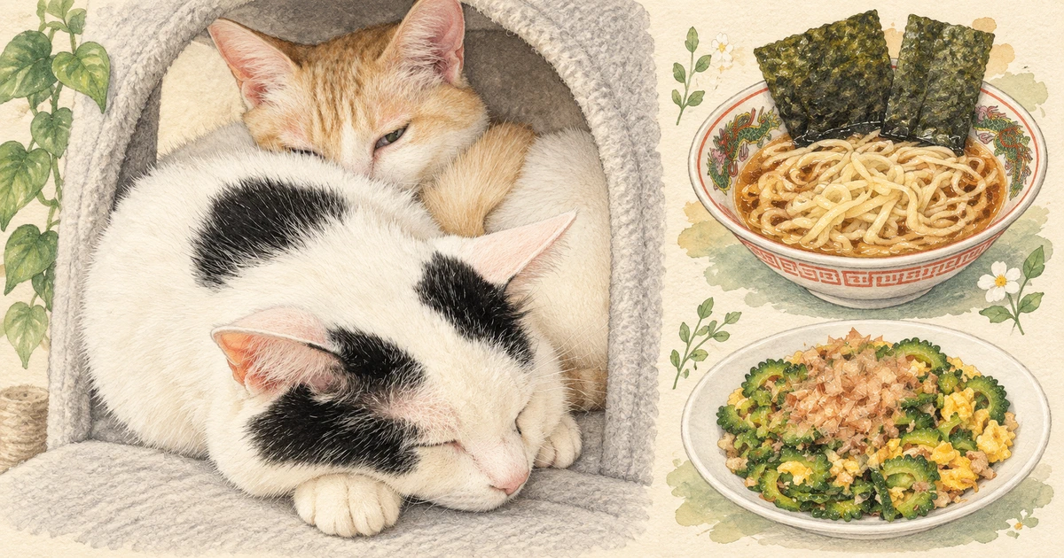 Featured image of post 【09月21日の写真日記】自分の好きが詰まったケースと、猫らしいポーズとゴーヤチャンプル