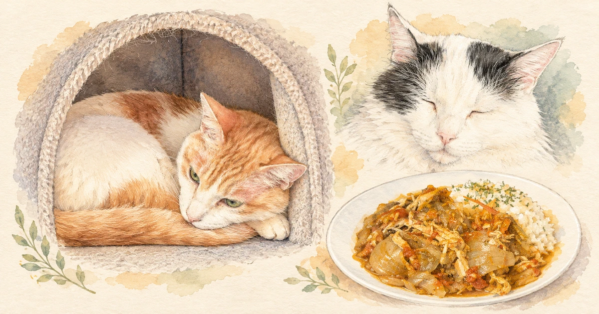 Featured image of post 【10月22日の写真日記】気まぐれな猫たちと妻の無水カレー、人間ドックの結果
